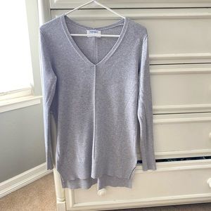 Old Navy gray tunic sweater